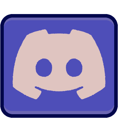 Discord Logo - Pressed Button