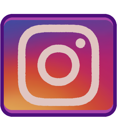 Instagram Logo - Pressed Button