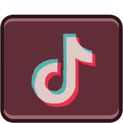 TikTok Logo - Pressed Button