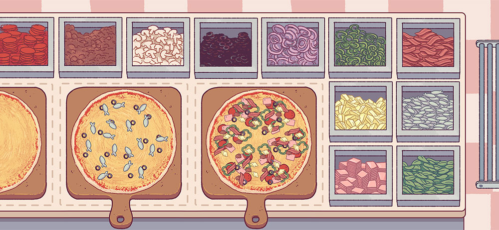 Pizza Toppings Poster